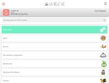 Tablet Screenshot of labellevie.com